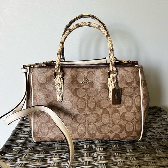 Snake Skin Coach Purse BRAND NEW - Picture 1 of 4